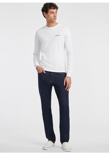 Bisiklet Yaka Baskılı Beyaz Erkek T-Shirt M4YI54K8HM0-G011 Guess Jeans Erkek fiyatları