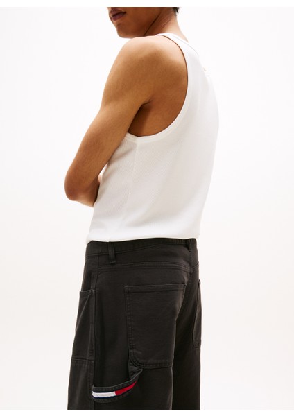 Normal Bel Relaxed Siyah Erkek Chino Pantolon DM0DM21703BDS Tjm Jaımıe Carpenter modelleri