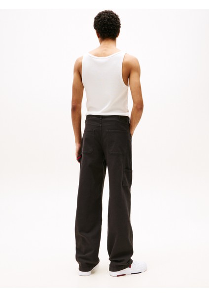 Normal Bel Relaxed Siyah Erkek Chino Pantolon DM0DM21703BDS Tjm Jaımıe Carpenter indirimleri