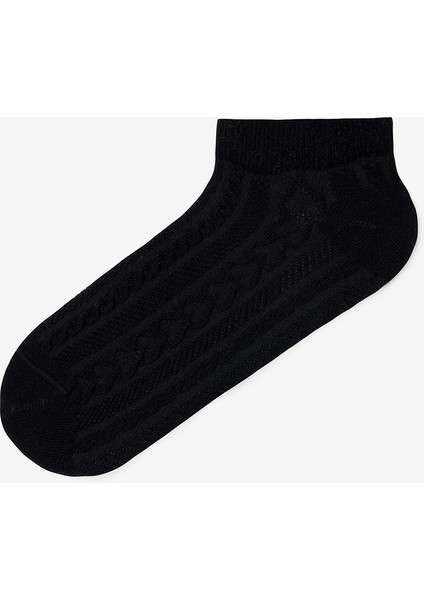 5 Çift Kendinden Kalp Desenli Patik Çorap fiyatları