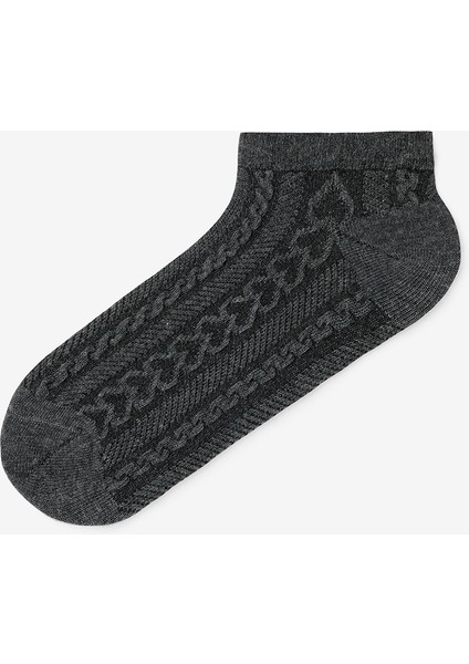 5 Çift Kendinden Kalp Desenli Patik Çorap fırsatları