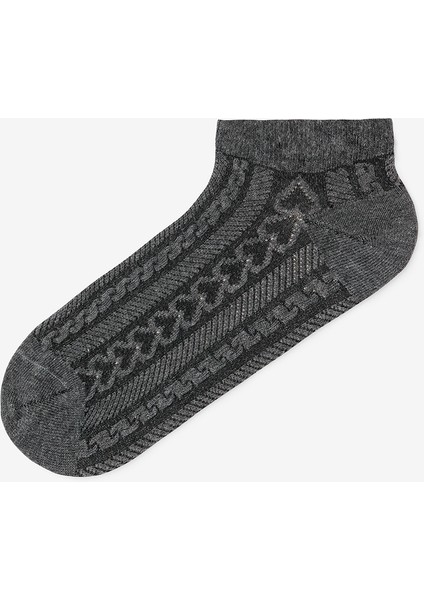 5 Çift Kendinden Kalp Desenli Patik Çorap indirimleri