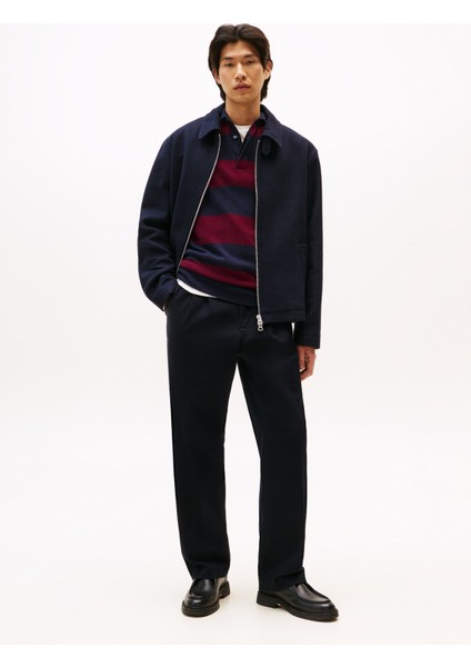 Normal Bel Normal Paça Normal Mavi Erkek Pantolon MW0MW40779DW5_DC Relaxed Fıt Pants