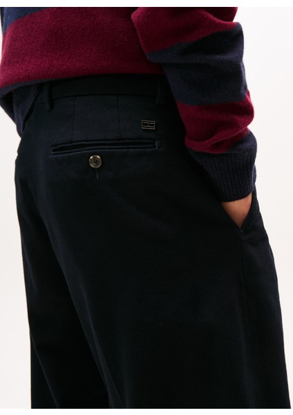 Normal Bel Normal Paça Normal Mavi Erkek Pantolon MW0MW40779DW5_DC Relaxed Fıt Pants modelleri