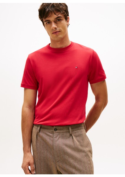 Bisiklet Yaka Kırmızı Erkek T-Shirt MW0MW41498XLD_RWB Pıque Tee fiyatları