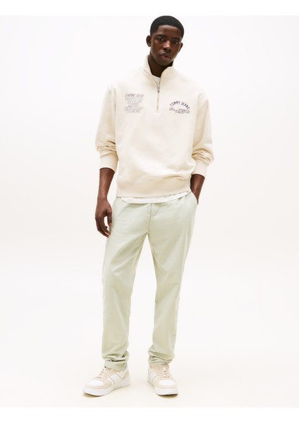 Lastikli Bel Relaxed Açık Yeşil Erkek Chino Pantolon DM0DM21702M1C Tjm Isaac Lıght Cord