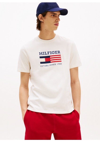 Bisiklet Yaka Sarı Erkek T-Shirt MW0MW39843Z00_AMERICANA Monotype Fl fırsatları