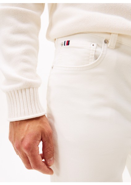 Normal Bel Normal Paça Normal Beyaz Erkek Pantolon MW0MW40266YA8_DENTON 5pkt Moleskın modelleri