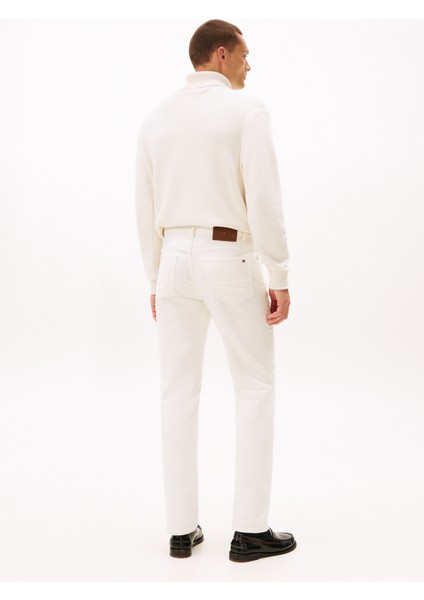 Normal Bel Normal Paça Normal Beyaz Erkek Pantolon MW0MW40266YA8_DENTON 5pkt Moleskın fırsatları