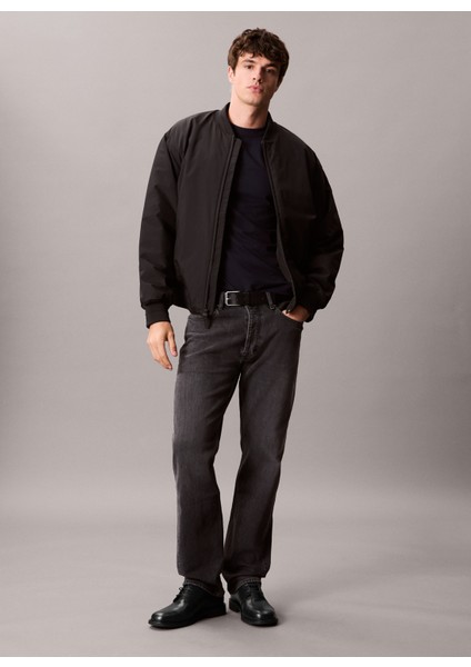 Bisiklet Yaka Mavi Erkek T-Shirt LV04LC240GCEF_SS Slım Stretch Cotto