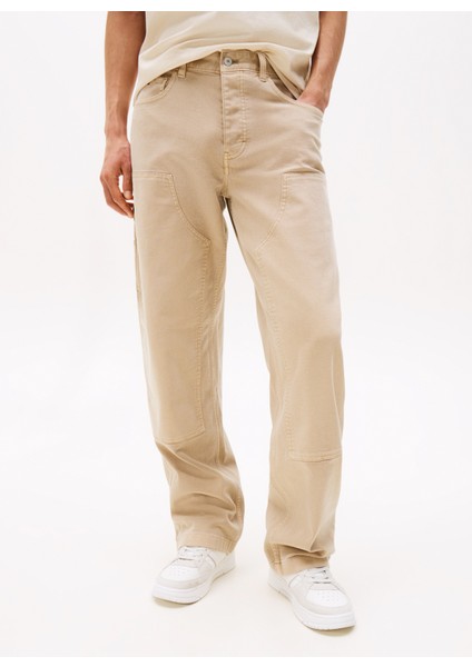 Normal Bel Relaxed Camel Erkek Chino Pantolon DM0DM21703RBV Tjm Jaımıe Carpenter fiyatları