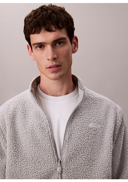 Gri Erkek Sweatmont LVGMF5J406BAQ Reversıble Sherpa Jac modelleri