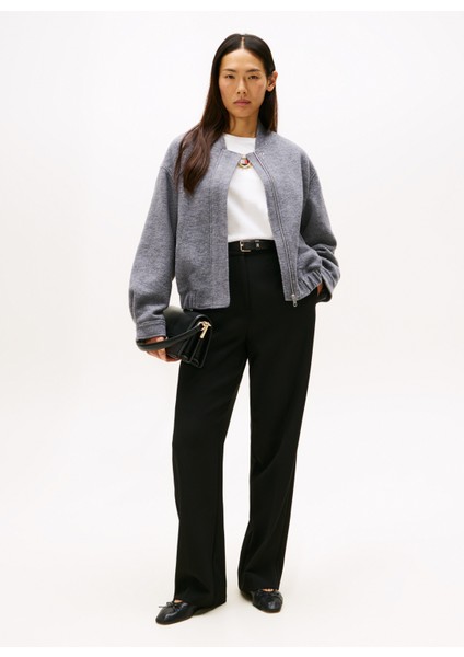 Standart Gri Kadın Ceket WW0WW45724P03