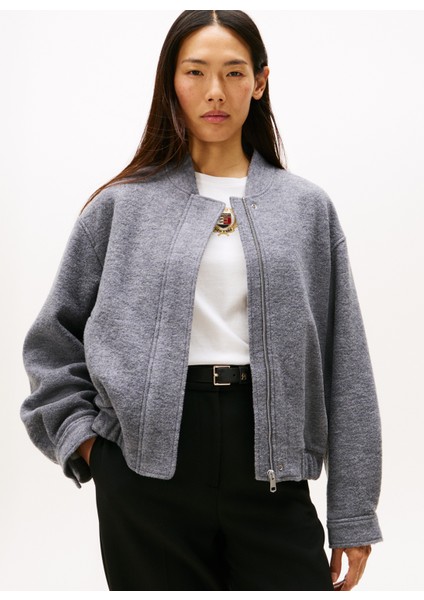 Standart Gri Kadın Ceket WW0WW45724P03 fiyatları