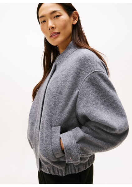 Standart Gri Kadın Ceket WW0WW45724P03 modelleri