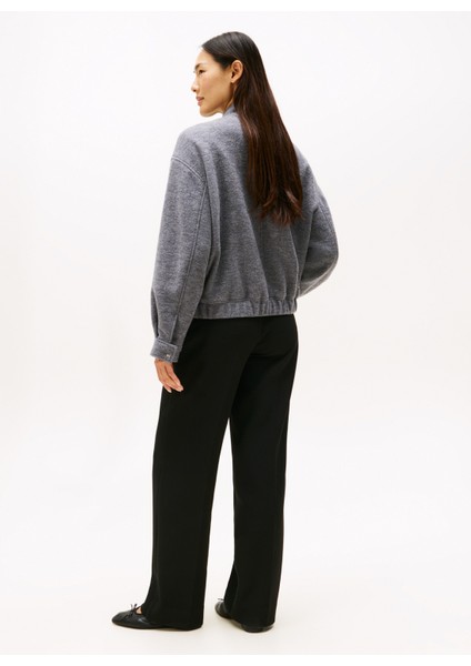 Standart Gri Kadın Ceket WW0WW45724P03 fırsatları