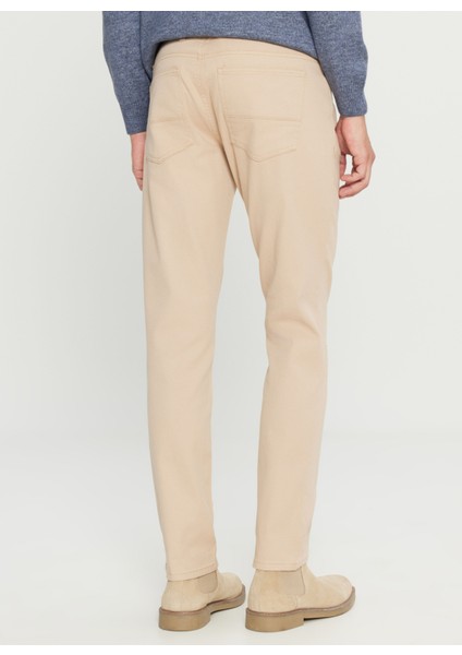 Normal Bel Normal Paça Slim Fit Bej Erkek Pantolon ACE001261455_BEJ fırsatları