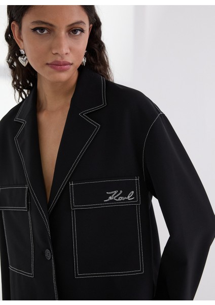 Standart Siyah Kadın Ceket A3W14041 modelleri