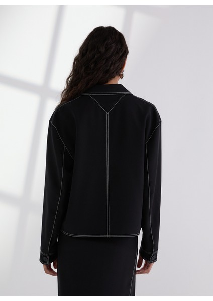 Standart Siyah Kadın Ceket A3W14041 fırsatları