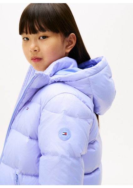 Lila Kız Çocuk Şişme Mont KG0KG08758C5Z modelleri