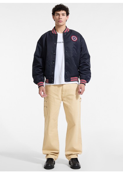 Lacivert Erkek Mont M5YL15WHAA2-A71W Guess Jeans Erkek