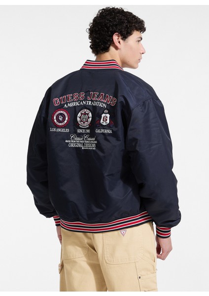 Lacivert Erkek Mont M5YL15WHAA2-A71W Guess Jeans Erkek fırsatları