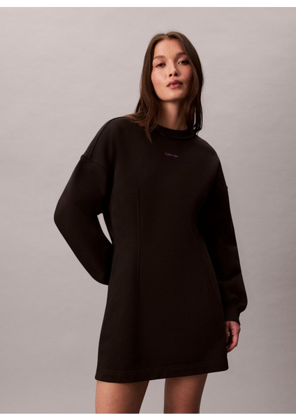 Dik Yaka Düz Siyah Kısa Kadın Elbise LV047D227GUB1 modelleri