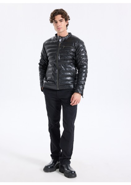 TB0A2PG90011-BROOKLINE Cargo Pant Siyah Normal Bel Straight Paça Regular Fit Düz Erkek Outdoor Pantolonu fiyatları