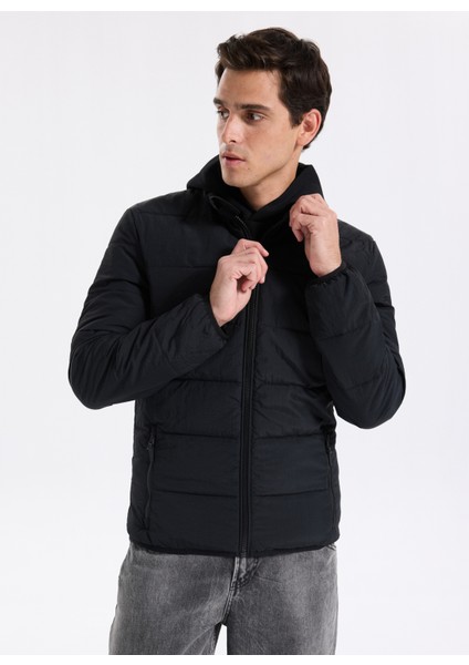 Siyah Erkek Mont Z5YL09WGTN0-JBLK New Rohan Erkek Ak modelleri