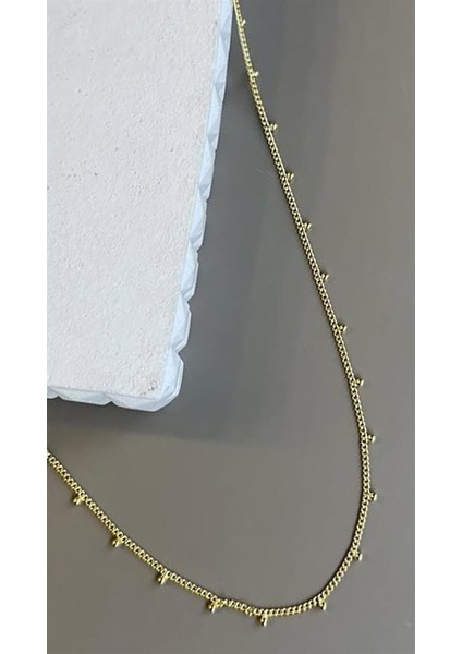 Boncuklu Zincir Kolye - Altın fiyatları