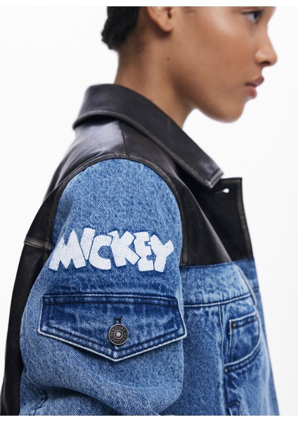 Mavi - Siyah Kadın Denim Ceket 25WWED16 indirimleri