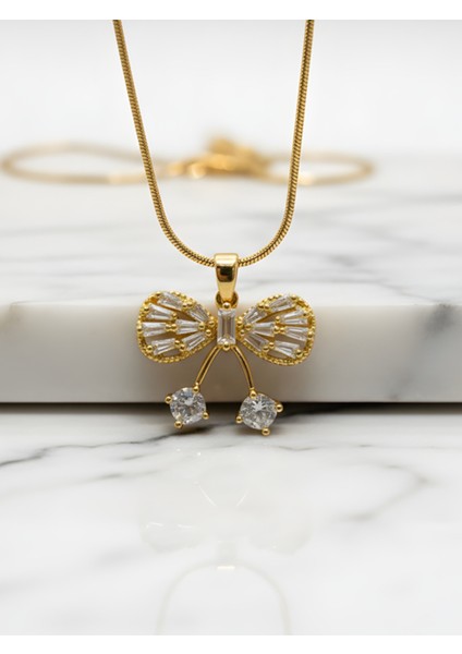 Fiyonk Şeklinde Çelik Kolye