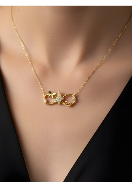 Sonsuzluk Şeklinde Çelik Kolye