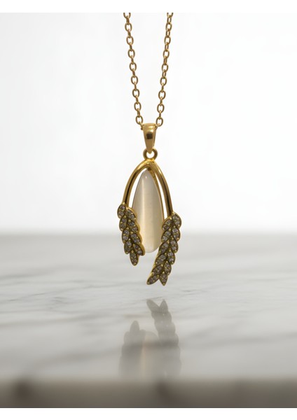 Başak Şeklinde Çelik Kolye