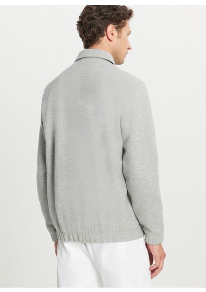 Gömlek Yaka Gri Erkek Sweatshırt ACE052261026_GRI indirimleri