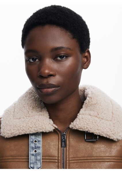 Standart Kahve Kadın Ceket 25WWEW39 fırsatları