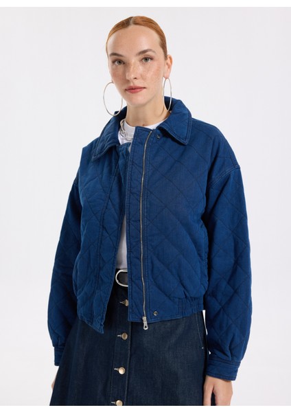 Regular Fit Koyu Mavi Kadın Ceket 261 Lcf 131004 Vertı 3 Denım fırsatları