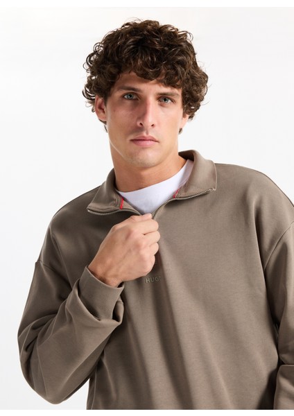 Dik Yaka Gri Erkek Sweatshırt 50525881_DURTY244 modelleri