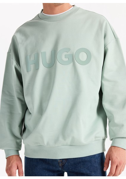 Bisiklet Yaka Yeşil Erkek Sweatshırt 50538778_DINEX fırsatları