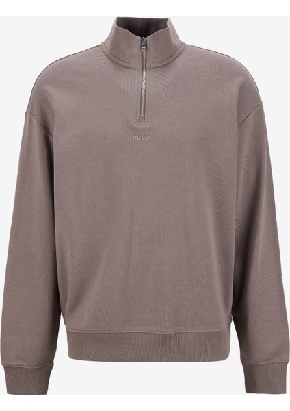 Dik Yaka Gri Erkek Sweatshırt 50525881_DURTY244