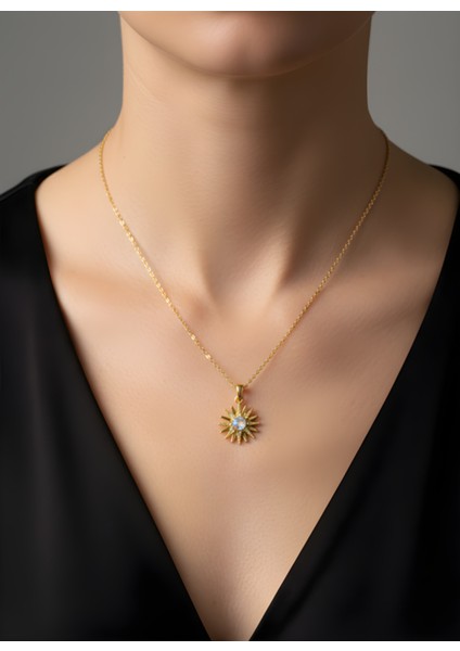 Güneş Çelik Kolye