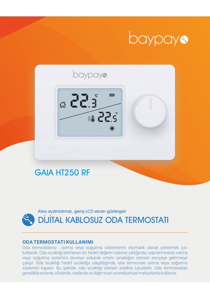 Kombi Termostatı ve Modemi Sistem Isıtma/soğutma