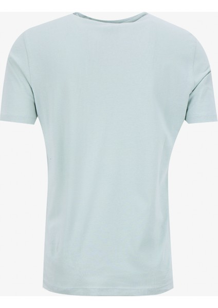 Bisiklet Yaka Düz Yeşil Erkek T-Shirt 50544458_DAPUSI