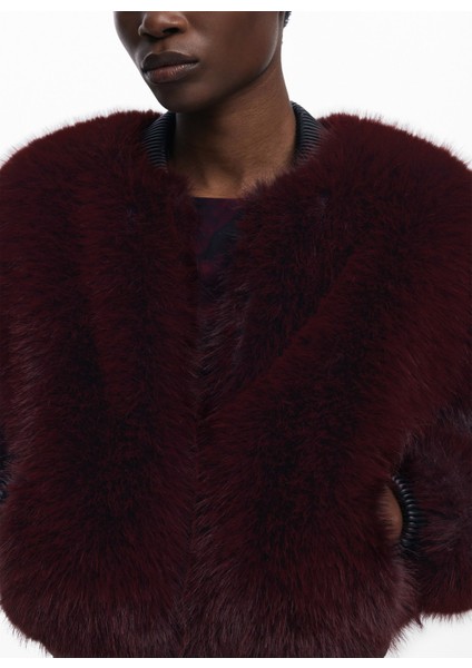 Standart Bordo Kadın Ceket 25WWEW67 modelleri