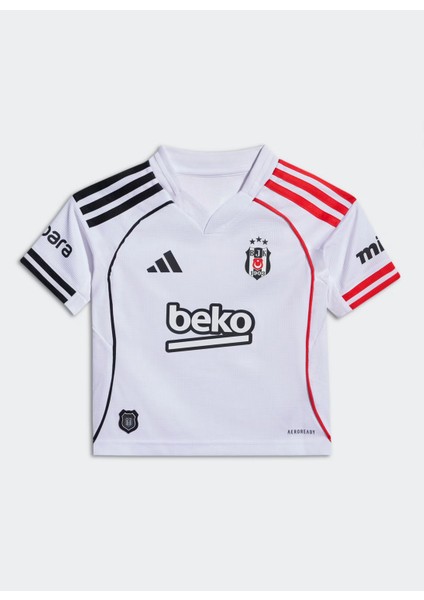 Lastikli Bel Normal Beyaz Erkek Çocuk Şort Takım JN9930 Bjk H Mını fiyatları