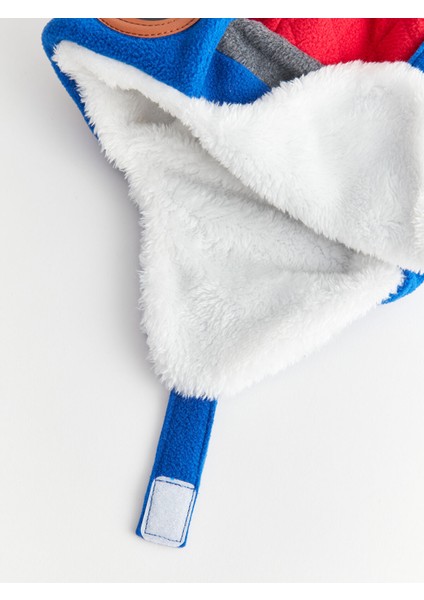 Yeni Sezon Patch Detaylı Polar Erkek Çocuk Kar Şapkası modelleri