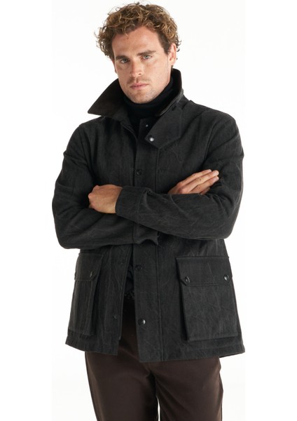 Standart Antrasit Erkek Düz Ceket TBMROW1022 modelleri