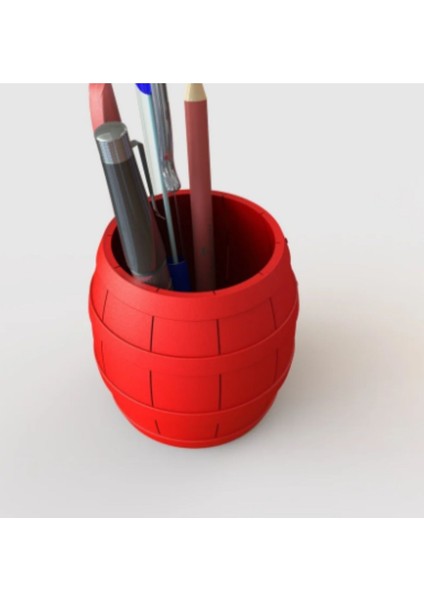 Fıçı Şeklinde Kalemlik,aksesuar Şık Tasarım