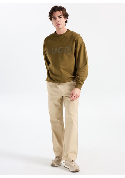 Bisiklet Yaka Haki Erkek Sweatshırt 50538778_DINEX fiyatları