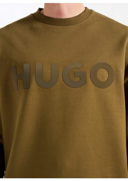 Bisiklet Yaka Haki Erkek Sweatshırt 50538778_DINEX fırsatları